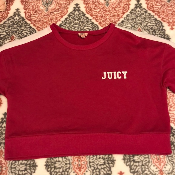 Pink Juicy Couture Cropped Sweater - Picture 1 of 4